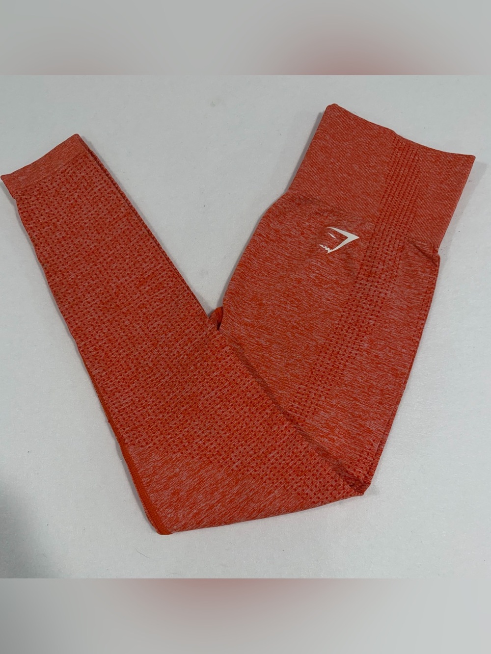 Gymshark Men’s Orange-Red Seamless Jogger Pants